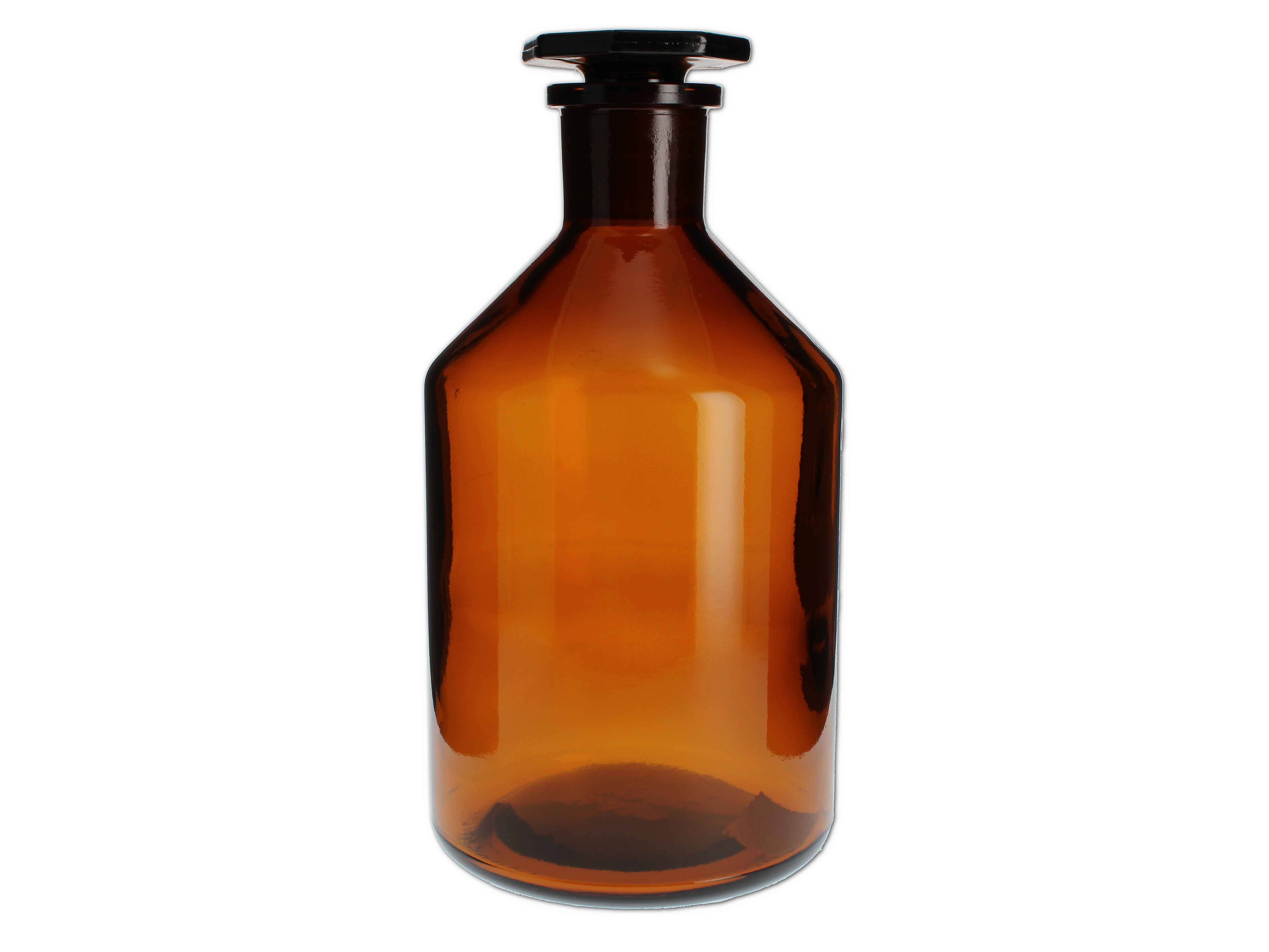    Standflasche braun mit Glasstopfen - 1000ML