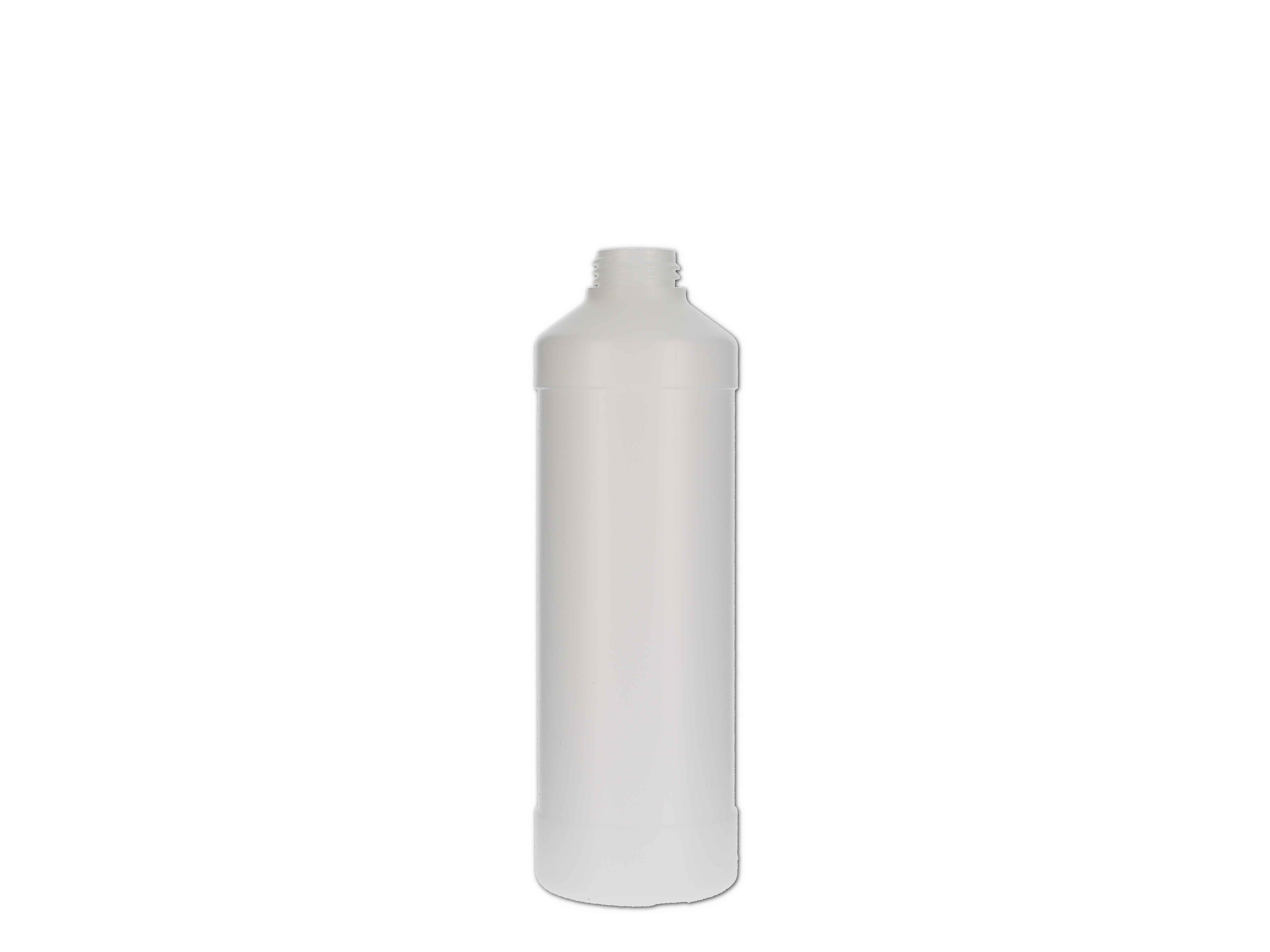    Kunststoff-Flasche rund, ohne Verschluss - 500ml