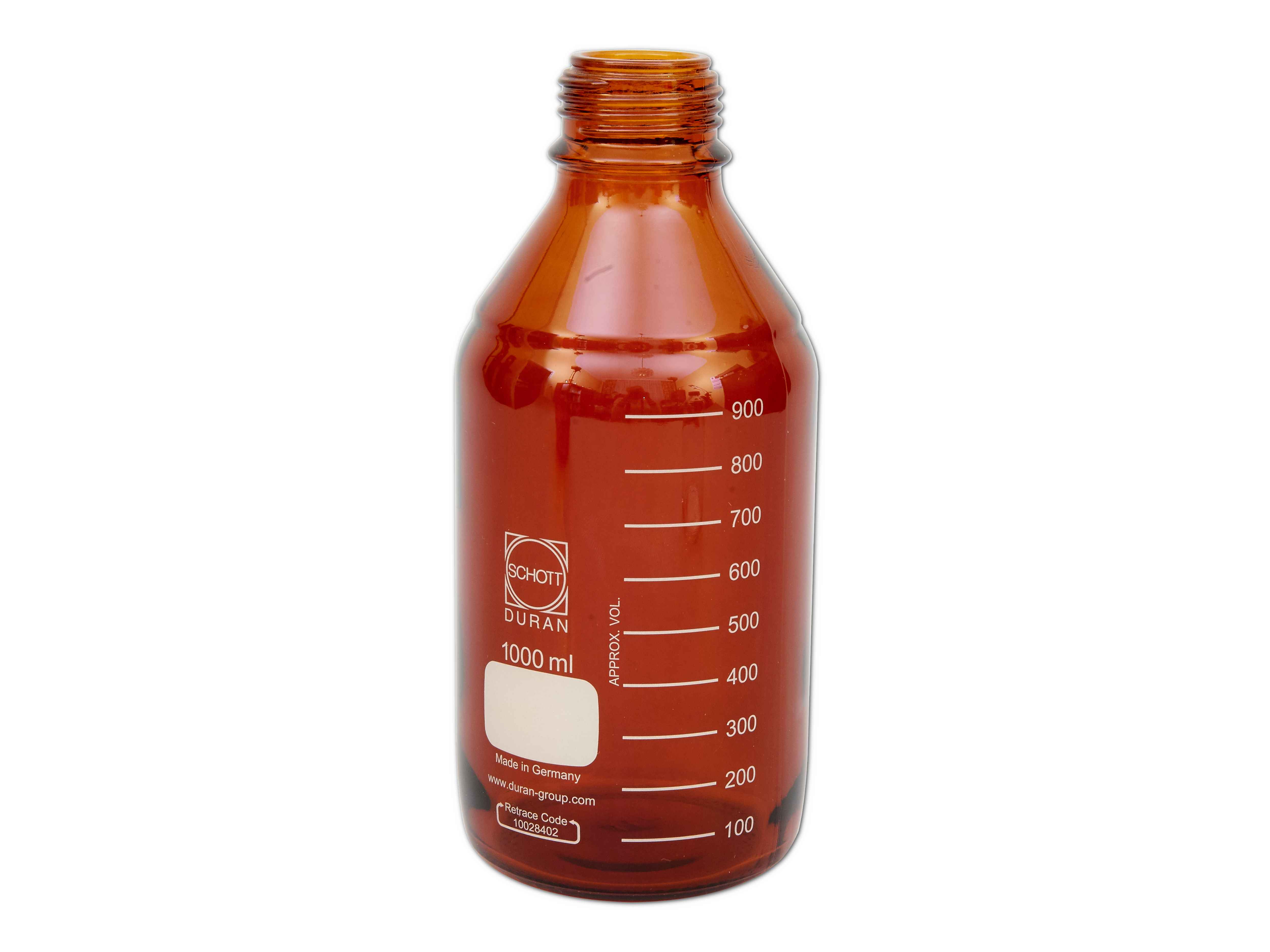   Laborflasche, braun GL45 für Dispenser 1000ml