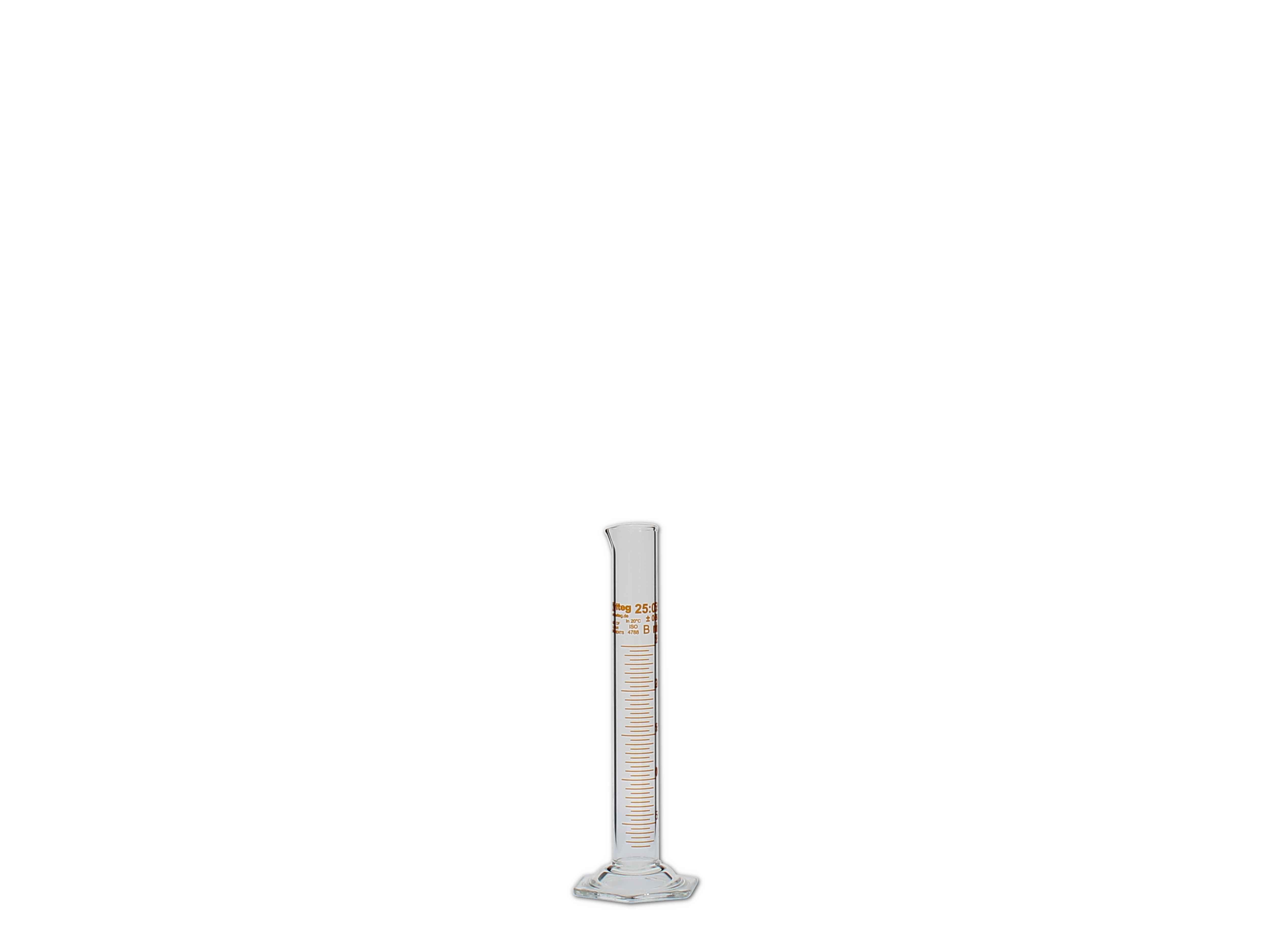    Messzylinder, Glas, graduiert - 25ml (hohe Form)