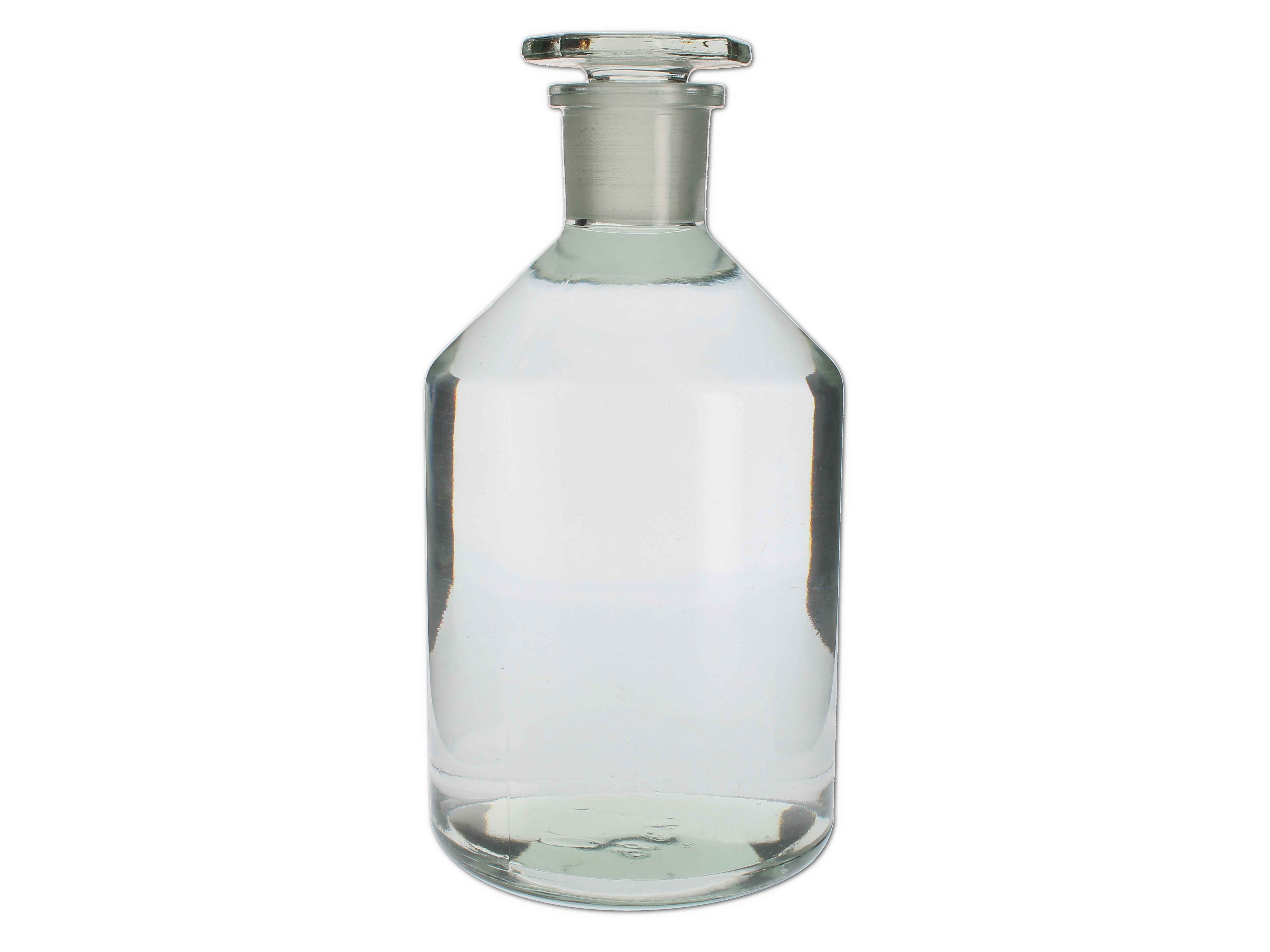    Standflasche weiß mit Glasstopfen - 1000 ML