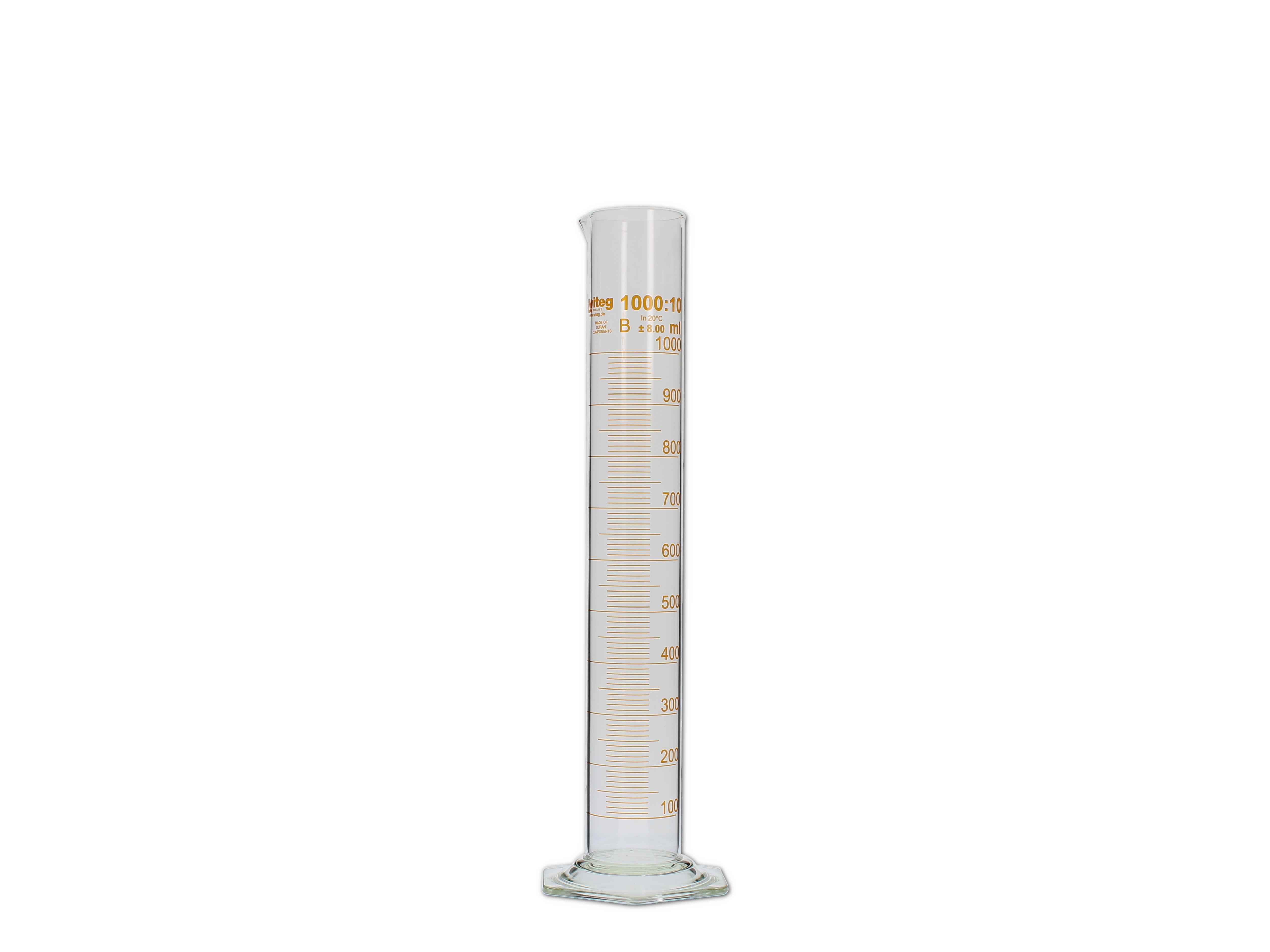    Messzylinder, Glas, graduiert - 1000ml (hohe Form)